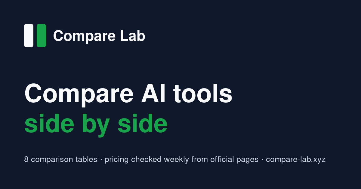 Compare Lab screenshot